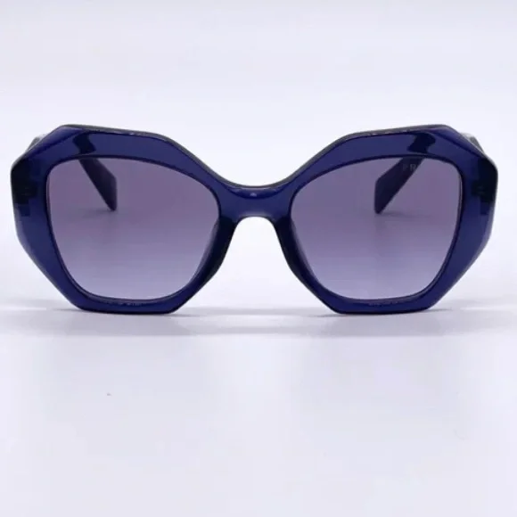 NEW PRADA PR16WS 08Q08I WOMEN’S SUNGLASSES PRADA SPR 16W BLUE EYEWEAR PR 16WS - Picture 2 of 12